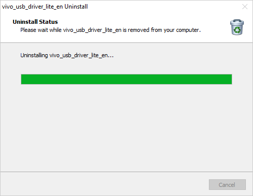Vivo Driver Remove Complete